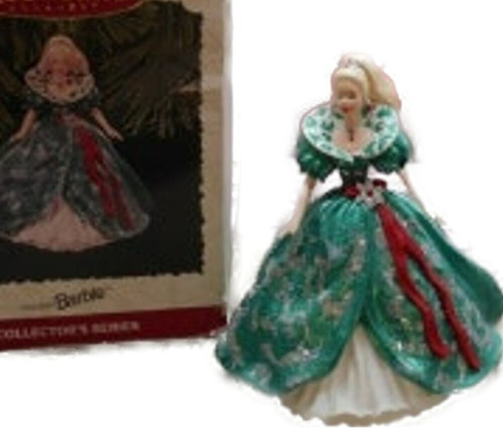 Hallmark Keepsake Ornament 1995 Holiday Barbie No. 3 Special Edition Doll